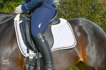 Load image into Gallery viewer, White dressage pad - top fleece only
