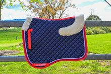 Load image into Gallery viewer, Navy dressage pad - top fleece only
