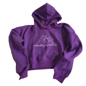 Everyday equestrian hoodie - Purple
